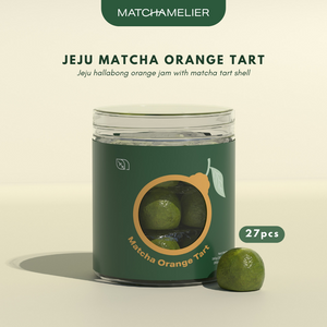 Open image in slideshow, MATCHAMELIER Matcha Orange Tart 27pcs
