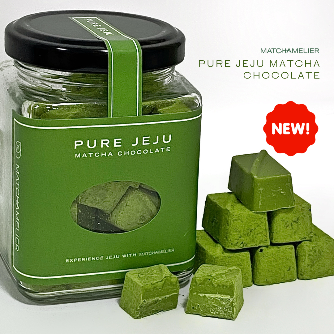 Handcrafted Jeju Matcha Almond Chocolate | MATCHAMELIER
